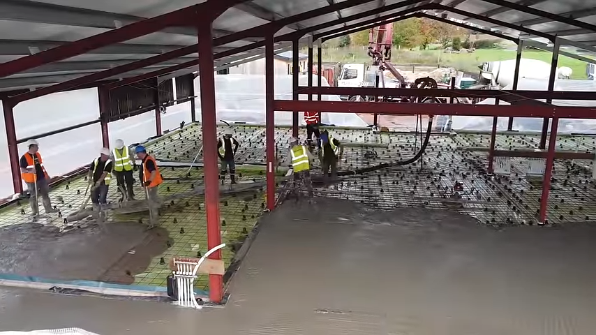 concrete pour 3